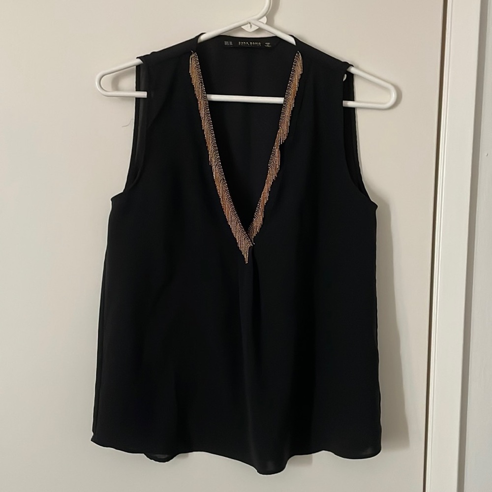 Black Zara Top